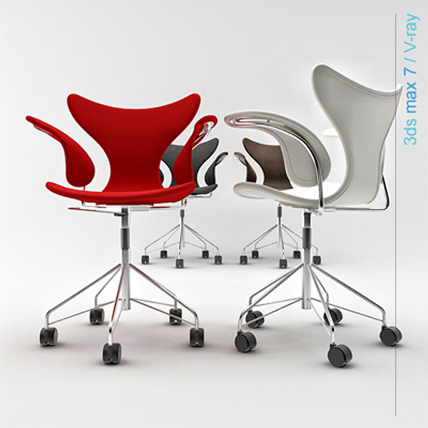 Lily Upholstered Swivel Chair